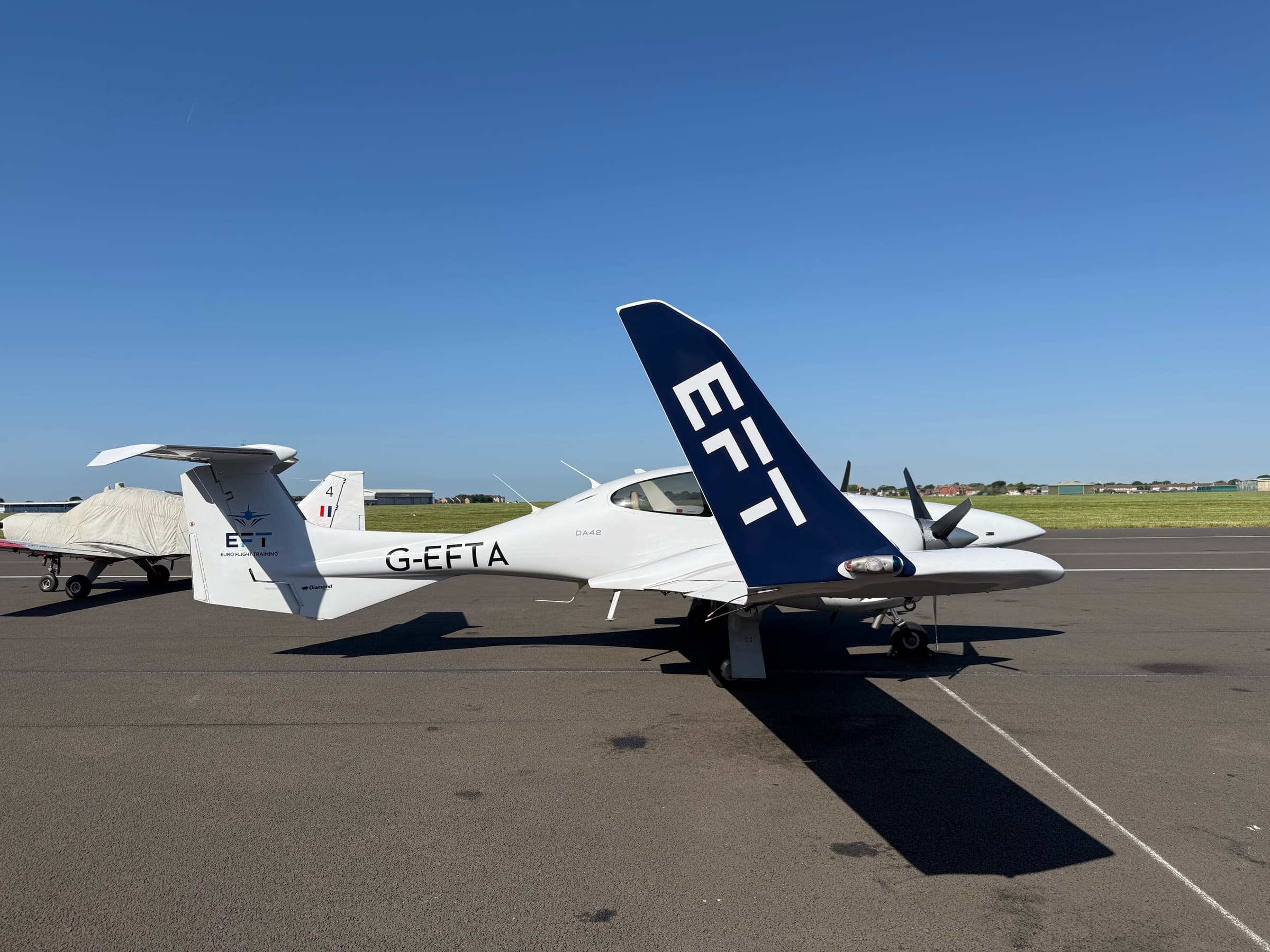 Diamond DA42 G-EFTA in EFT livery